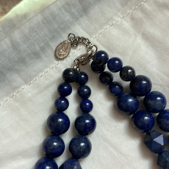 Rare! Silpada Lapis Sterling Silver Necklace - Picture 2 of 5